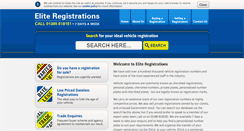 Desktop Screenshot of eliteregistrations.co.uk